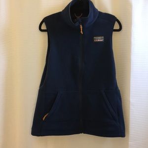 LL Bean fleece vest
